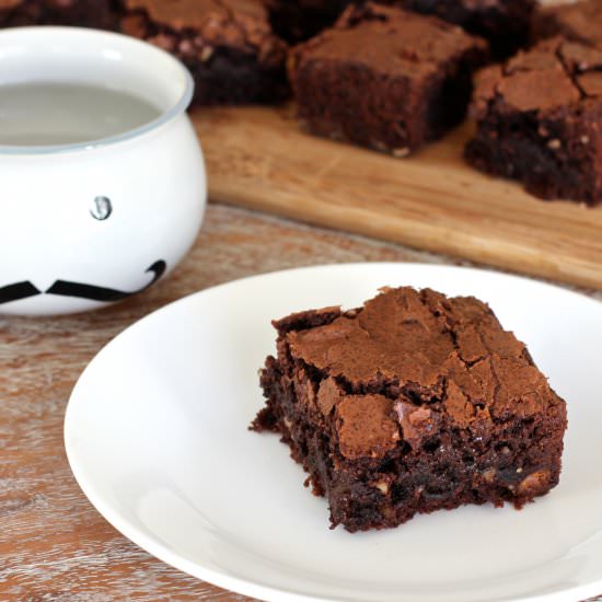 Old School Chocolate Brownies