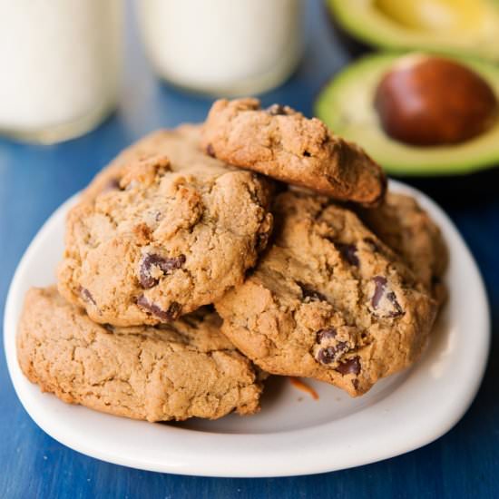 Chocolate Chip Avocado Cookies