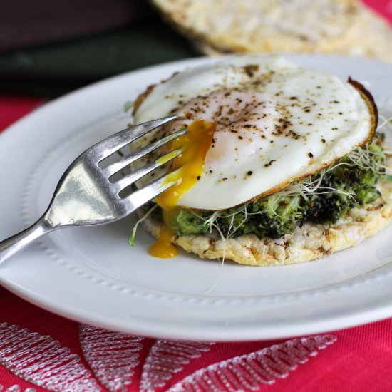 Broccoli, Avocado and Egg Toast