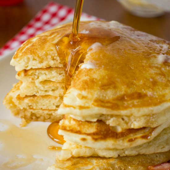 Buttermilk Pancakes (From Scratch)