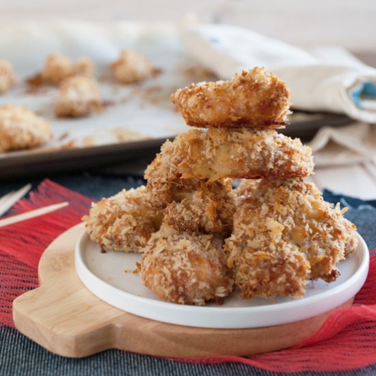 Parmesan Crusted Chicken Bites