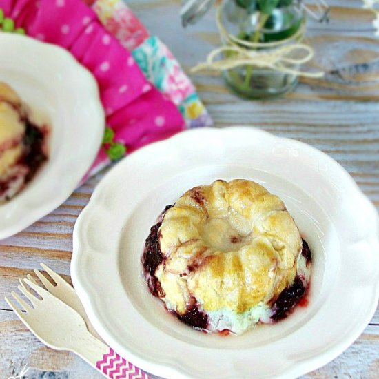 Strawberry Biscuit Bundt Cakes