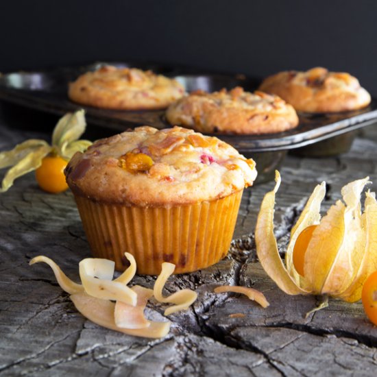 Pichuberry Raspberry Muffins