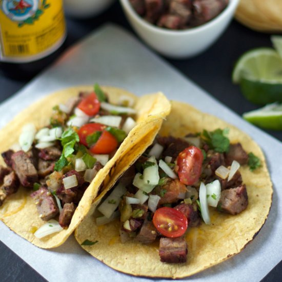 Smoked Beef Brisket Tacos