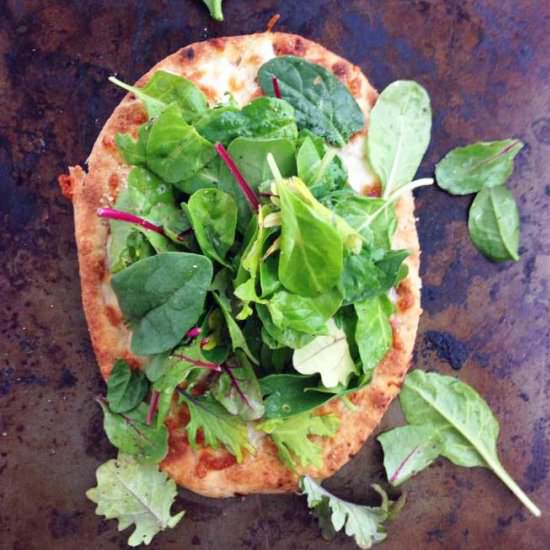 Superfood Salad Naan Bread