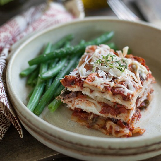 Gluten-Free Roasted Veggie Lasagna