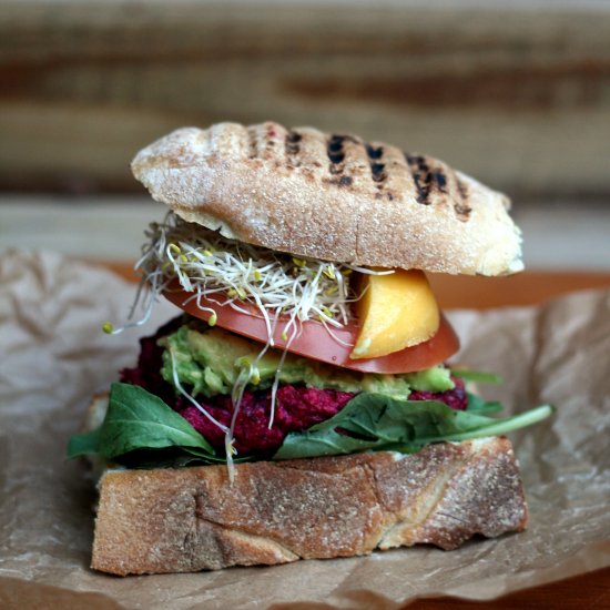 Epic Beetroot Oat Burger