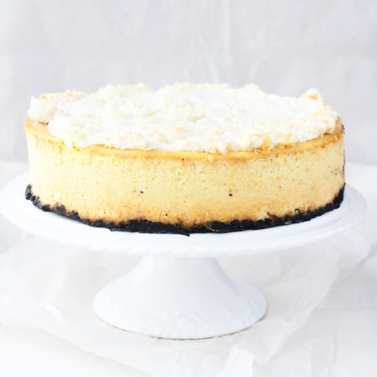 Coconut and Mango Cheesecake