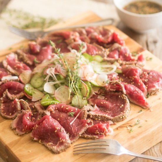 Beef Tataki for Two