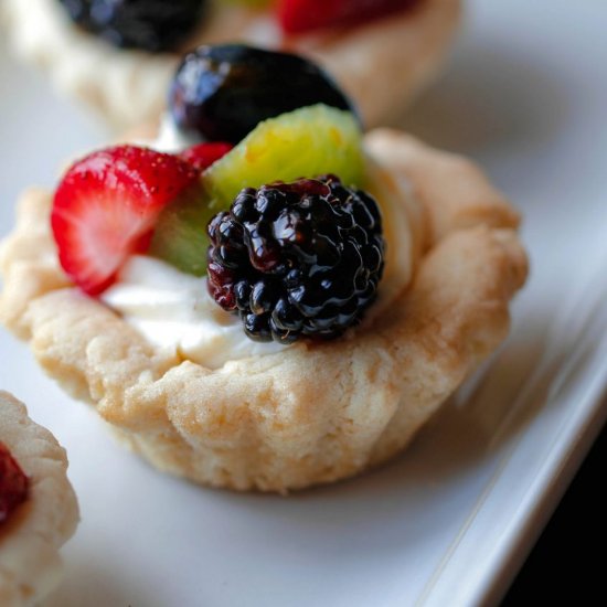 Sugar Cookie Cheesecake Fruit Cups