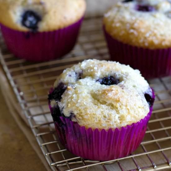 My Favorite Blueberry Muffins