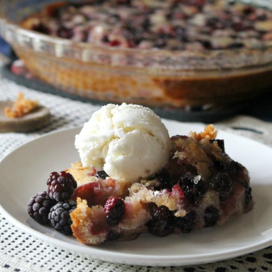 Whole Wheat Blackberry Cobbler