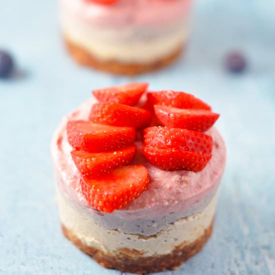 Raw Vegan Berry Cheesecake