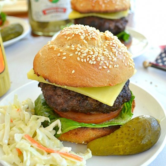 All-American Loaded Hamburgers