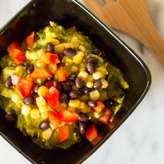 Chipotle Corn Black Bean Guacamole