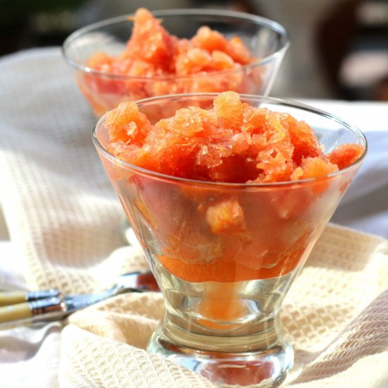 Blood Orange Granita