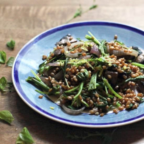 Amaranth Greens Salad