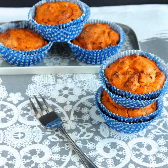 Tomato Feta and Herb Muffins