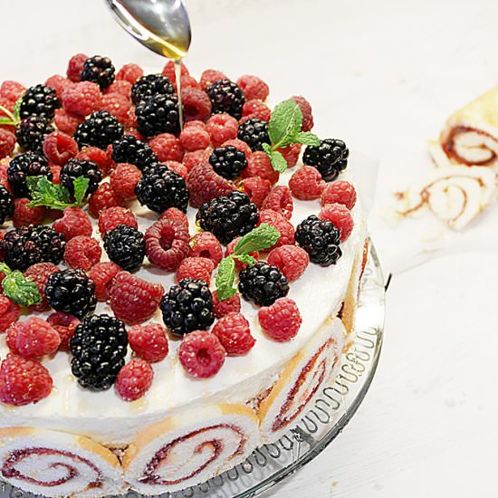 Summer Berry Cheesecake