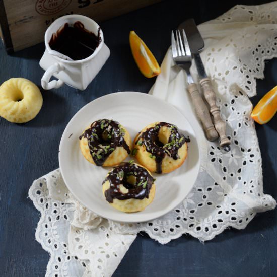 Mini Orange Bundt Cakes