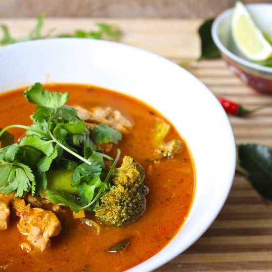 Red Curry with Chicken and Pumpkin