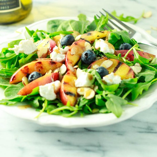 Grilled Nectarine  & Chevre Salad