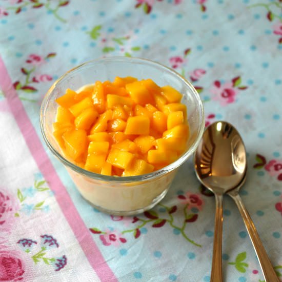 Mango Cream Pudding