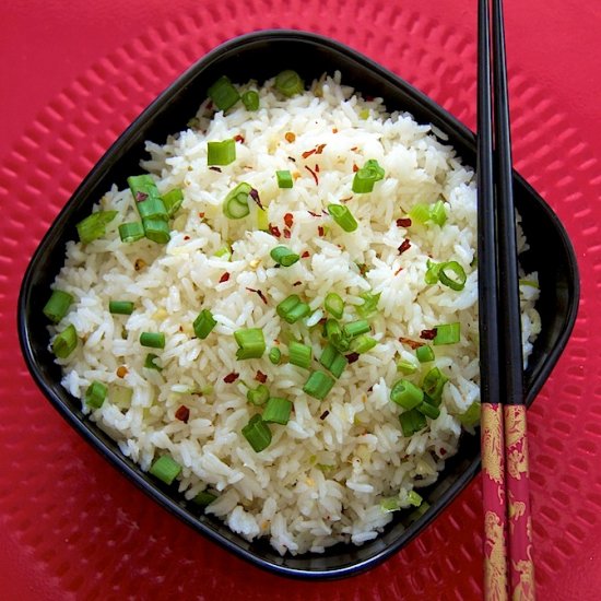 Spring Onion and Chili Fried Rice