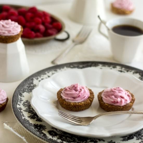 Coconut Raspberry Oatmeal Tarts