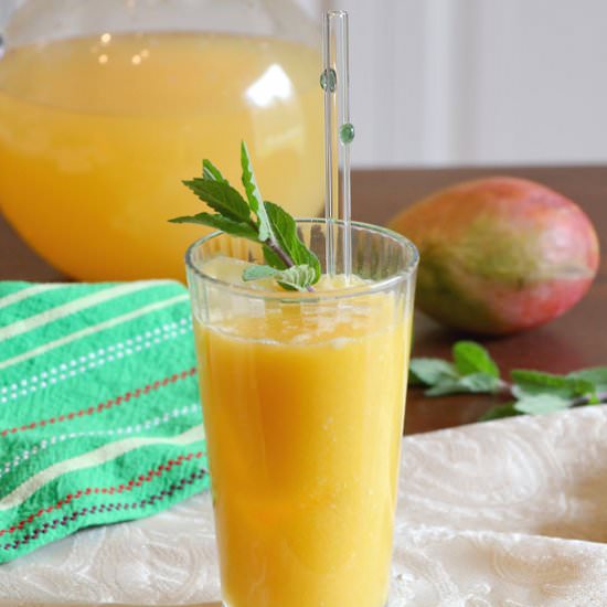 Mango Lime Agua Fresca