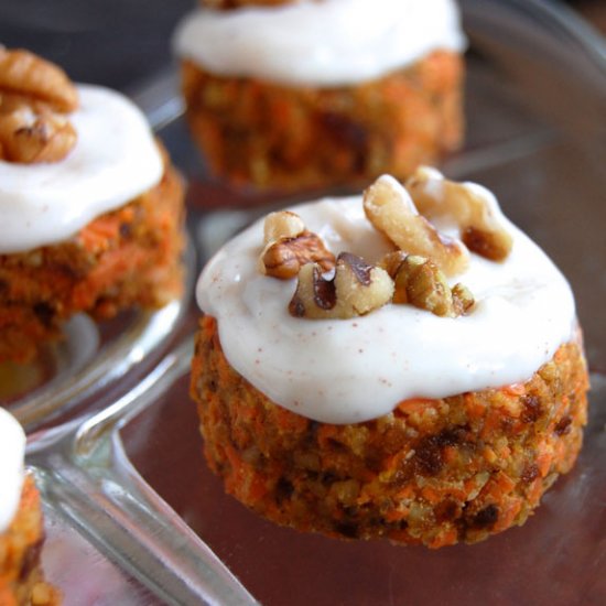 Raw Carrot Cake Bites