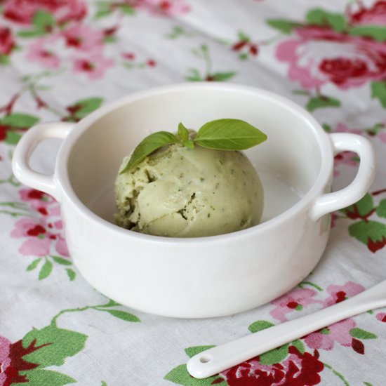 Basil Ice Cream