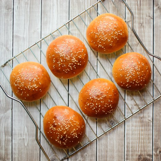 Homemade Hamburger Buns