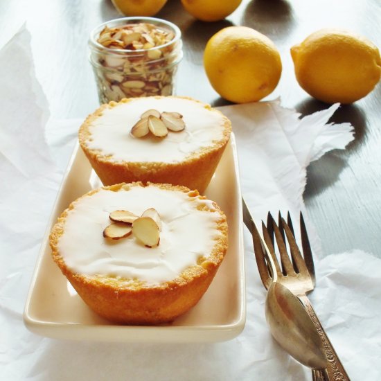 Almond Lemon Semolina Muffins