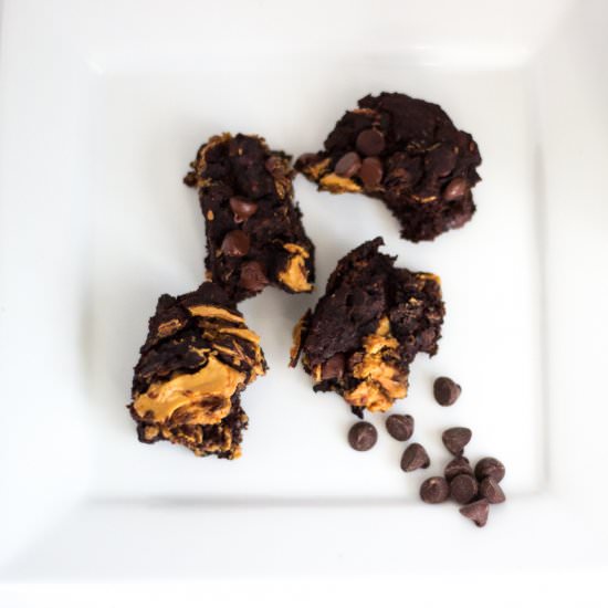 Vegan PB Black Bean Brownies