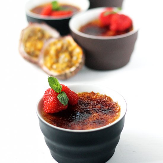 Passion Fruit Creme Brulee