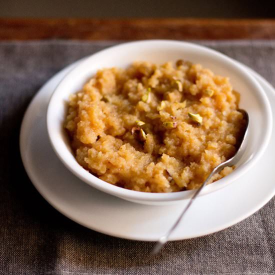 Moong dal halwa