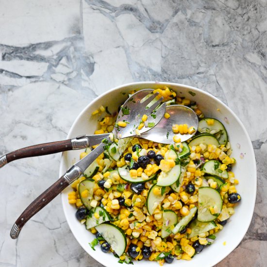 Blueberry Corn Salad