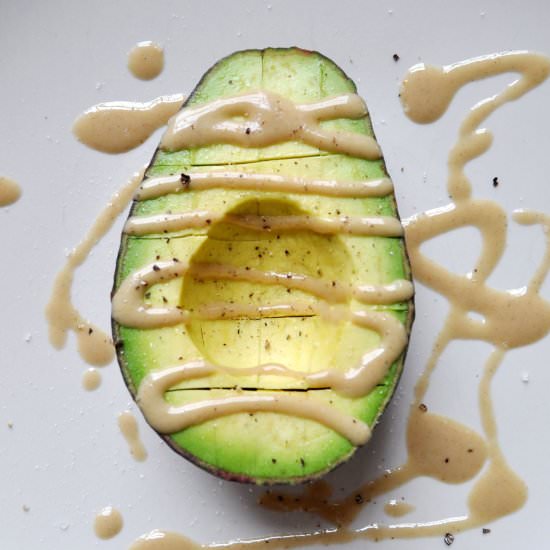 Tahini Avocado Snack