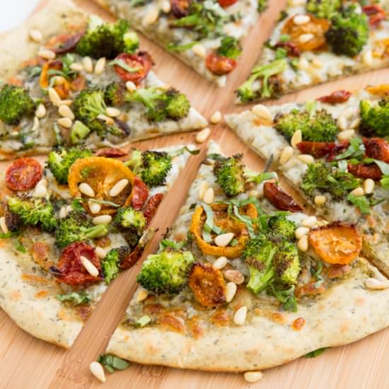 Roasted Broccoli Pizza