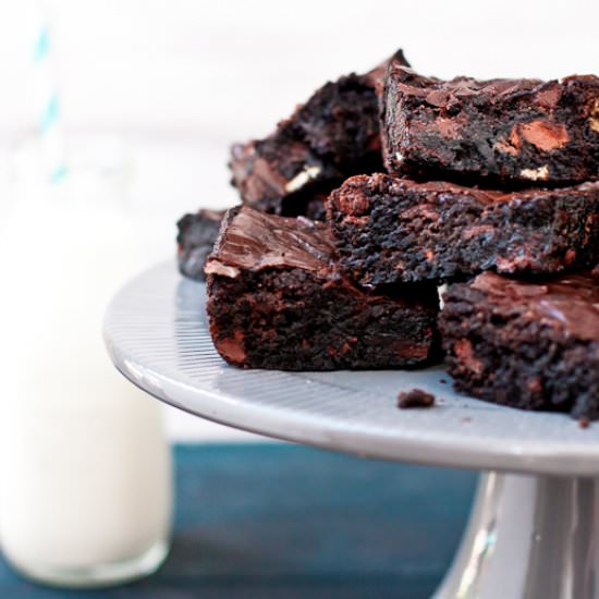 Chocolate Cookie Dough Brownies