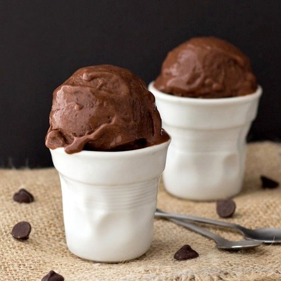 Chocolate banana ice cream