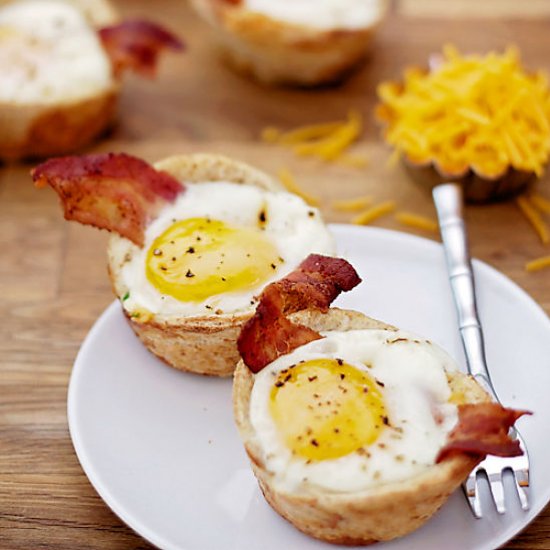 Breakfast Toast Cups