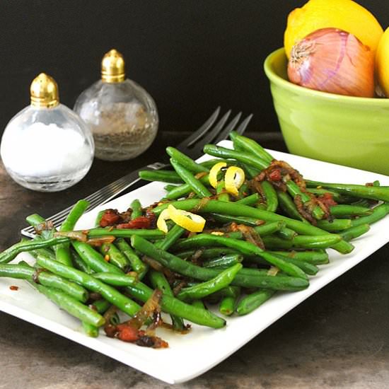 Green Beans and Pancetta