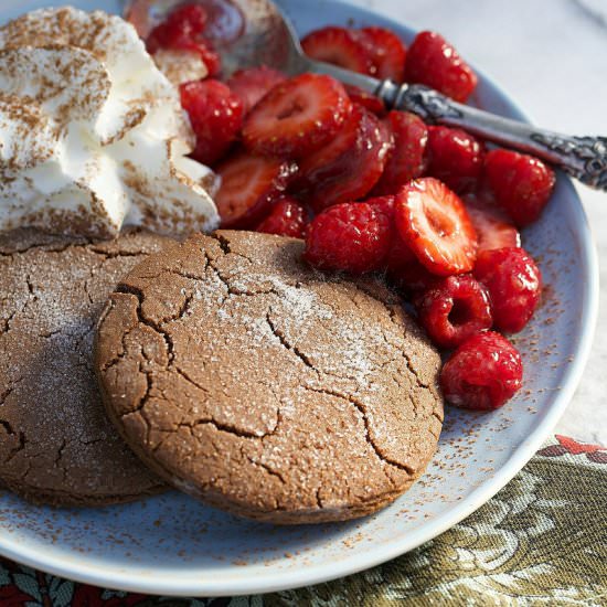 Chocolate Hazelnut Berry Shortcakes