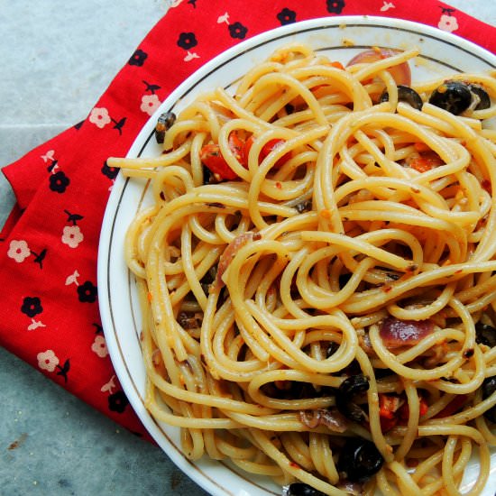 Spaghetti With Cherry Tomato