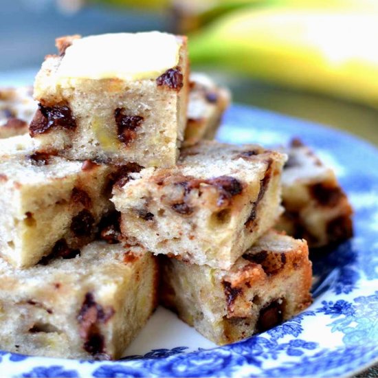 Chocolate Chip Banana Bread Bites