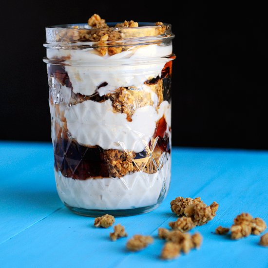 Peanut Butter and Jelly Parfaits