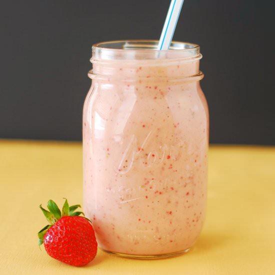 Fresh Strawberry Milkshake