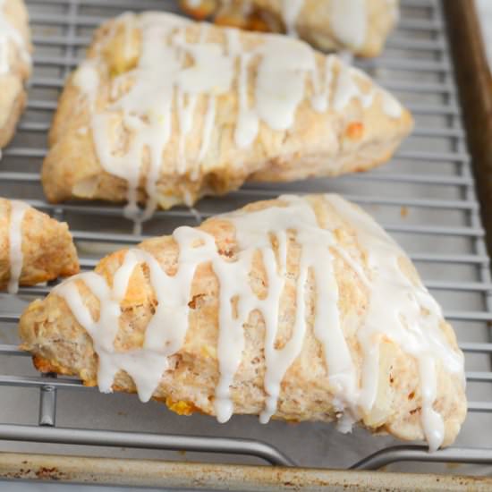 Apricot, Coconut, and Ginger Scones